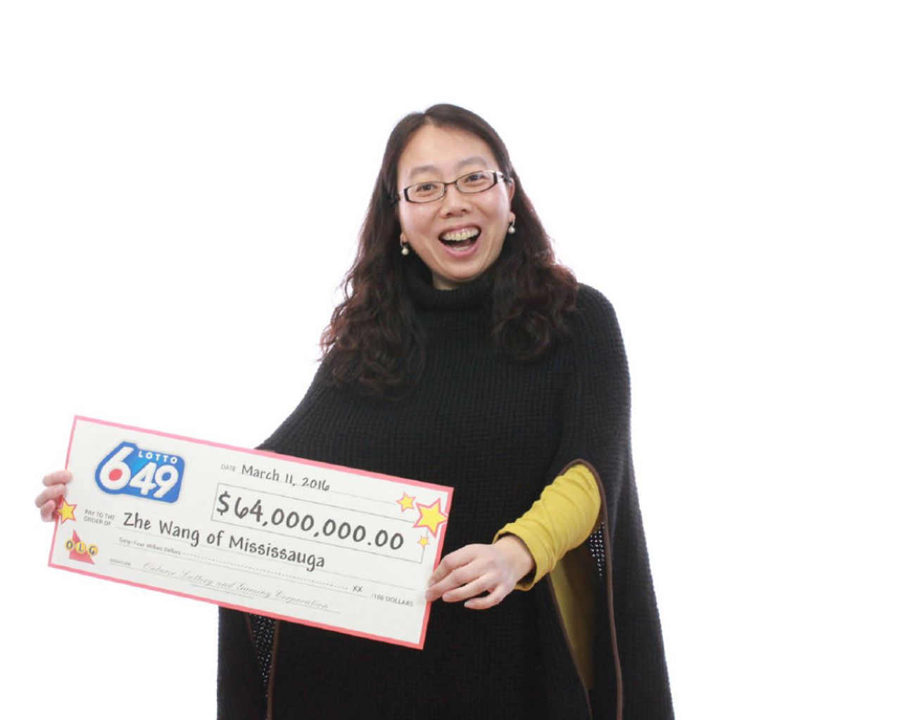 这几个号码容易中奖！华裔女赢加拿大史上最高彩票奖6400万