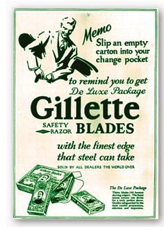 一次性剃刀的历史