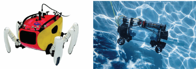 水下机器人“Crabster”和Guardian LF1机器人