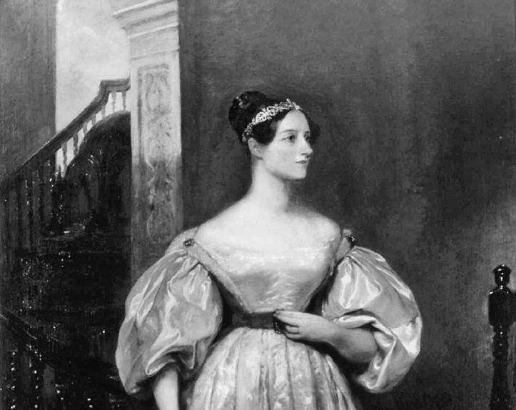 奥古斯塔·爱达·拜伦·金，洛夫莱斯伯爵夫人（玛格丽特·卡朋特绘于1836年）
