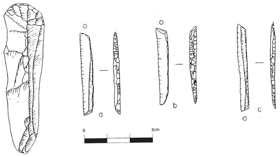 </p><p>燧石刮削器和细石器，约公元前20000年，来自约旦埃尔乌瓦伊尼德山谷14号遗址。