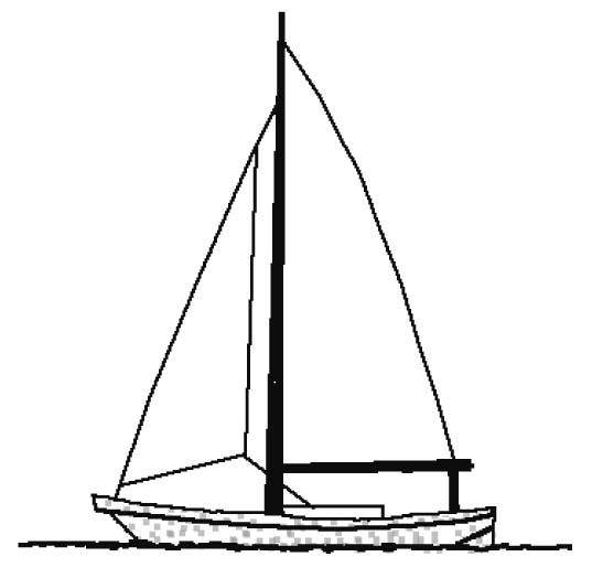 现代游艇所使用的百慕大帆