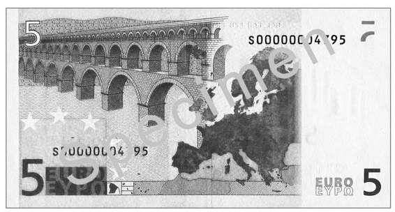 5欧元纸币（古代，古典式风格）