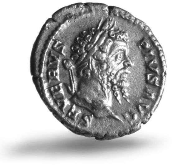 塞普提米乌斯· 塞维鲁发行的第纳尔银币