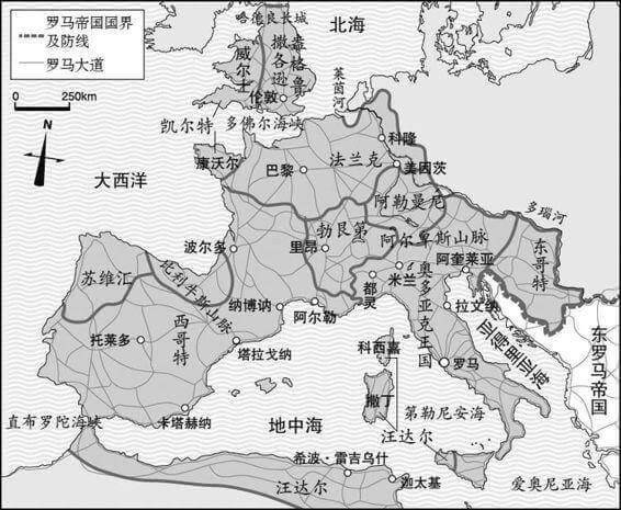 蛮族统治后的旧西罗马帝国领土
