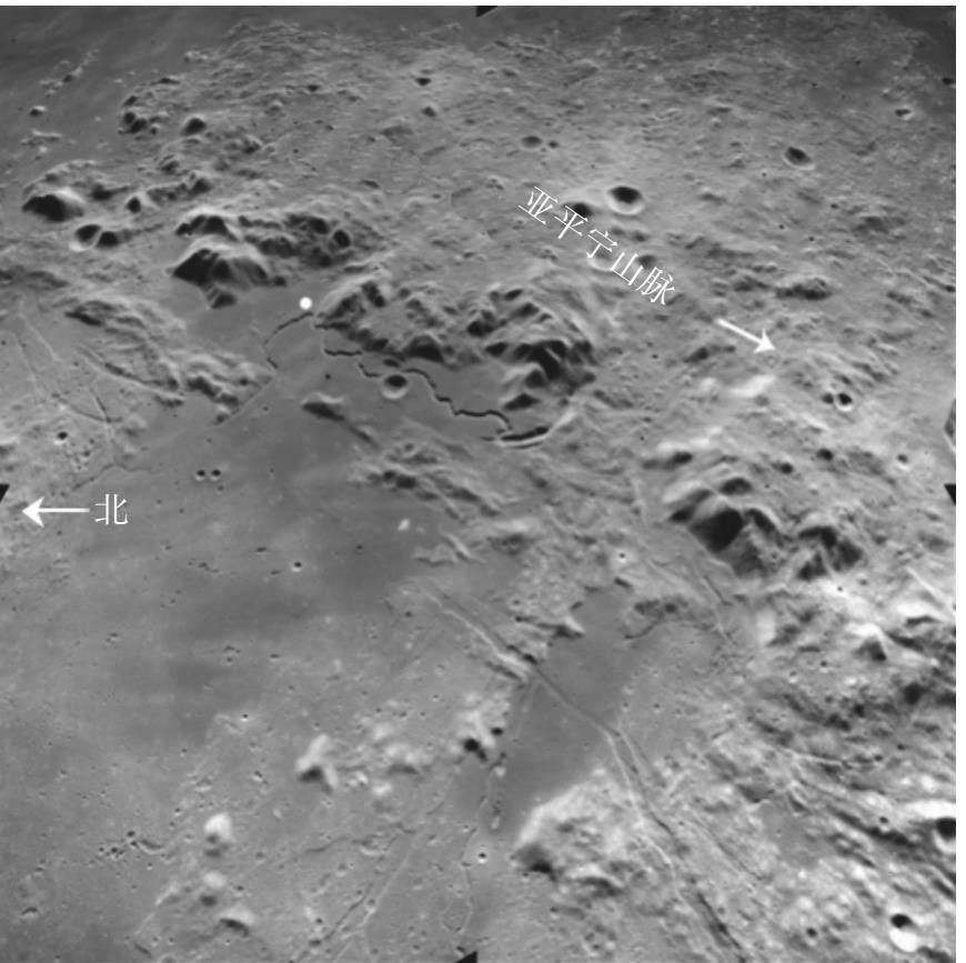  “阿波罗15号”拍摄的亚平宁山脉