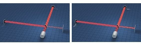 LIGO引力波探测器示意图