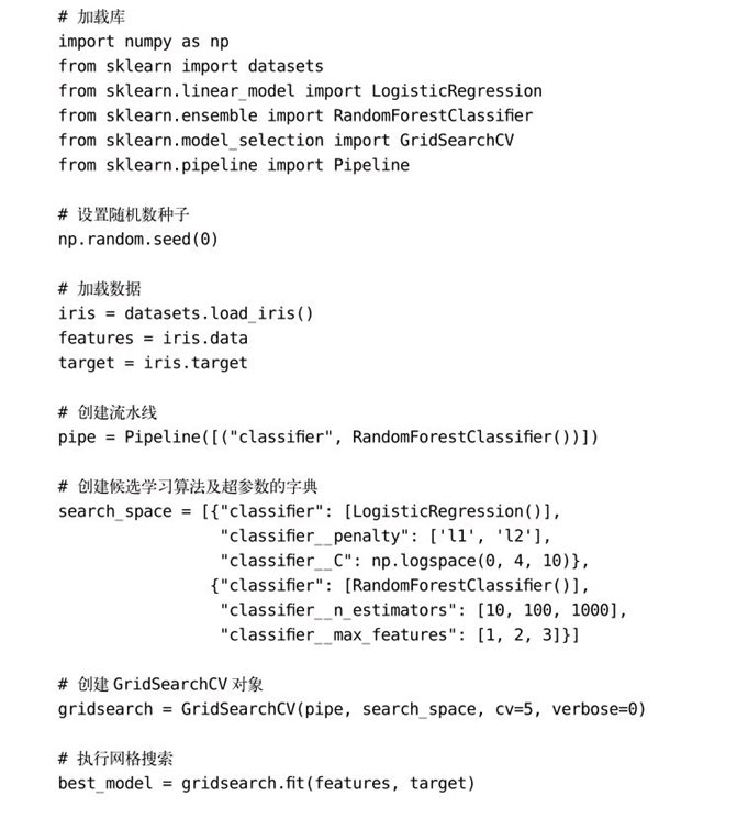 12.3 从多种学习算法中选择最佳模型