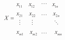 公式 3-1 预测因子（特征）集合的表示符号