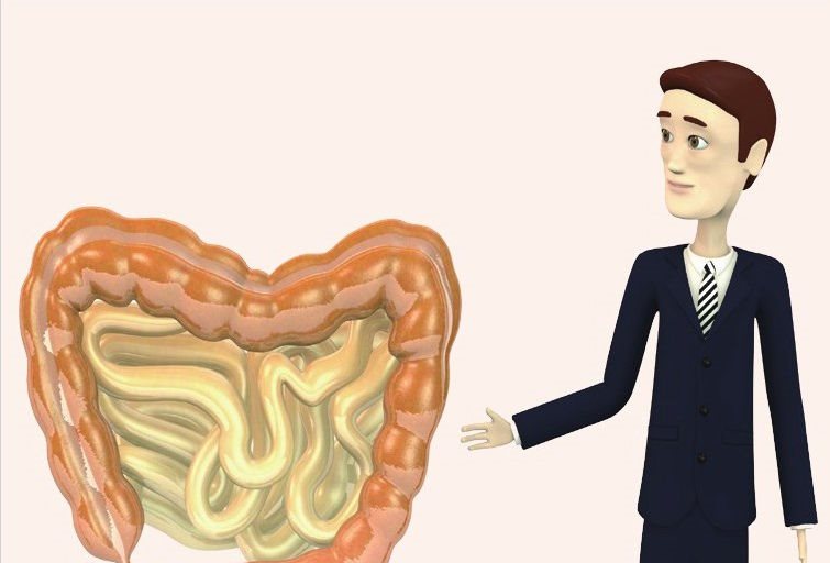 大肠疼痛的原因可能是在转弯的节点上气泡囤积，或是患有结肠炎