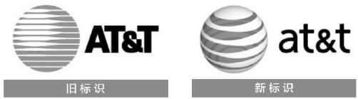  旧AT&T和新AT&T的公司标识