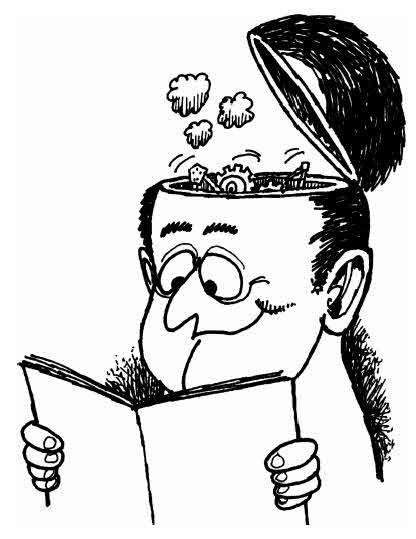 任何让大脑努力工作来得出一个结论的事情，都会创造出一种积极的、有趣的或者刺激性的对大脑的影响