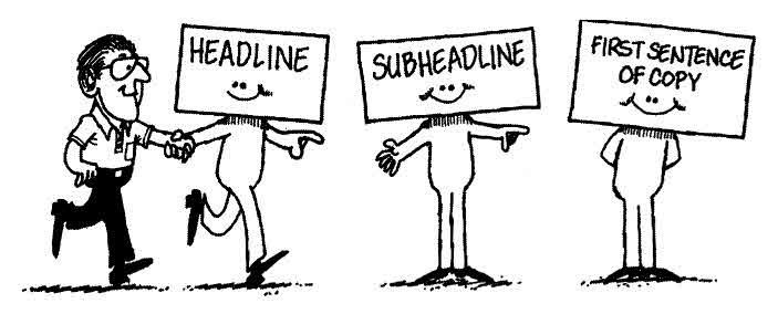 每一个元素都是为了引导读者去读第一句话