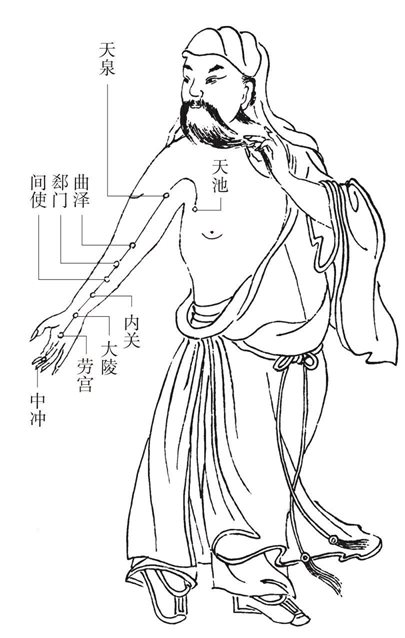 手厥阴心包经图