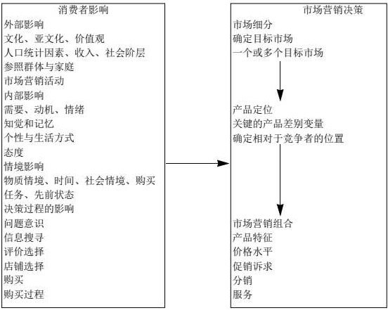 图B-1 驱动营销决策的消费者因素