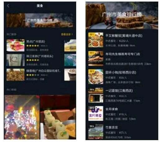 门店信息可能出现在分类专题页和品类排行榜