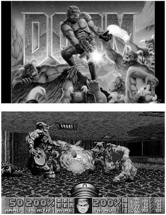 游戏《毁灭》的宣传图和游戏截图