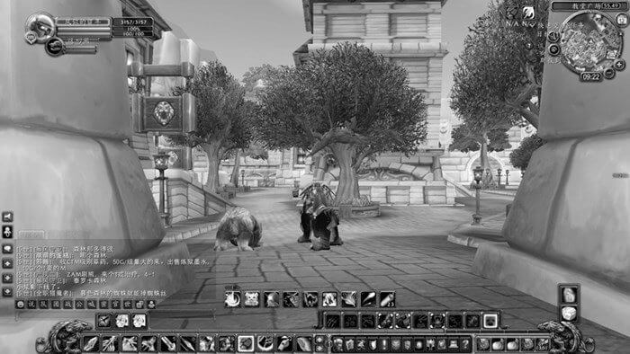 《魔兽世界》游戏界面