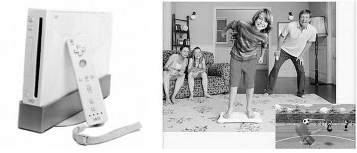 任天堂的 Wii 游戏机和 Wii Fit 游戏