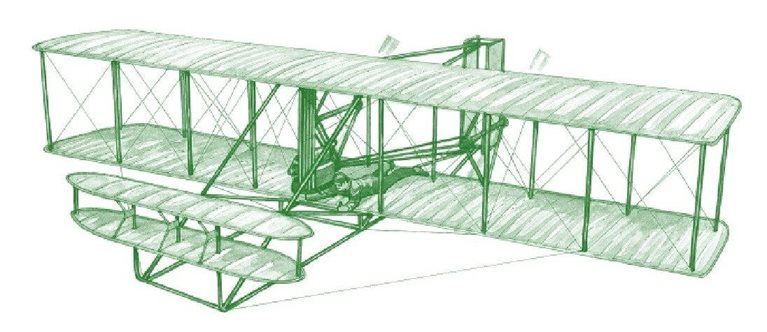 莱特兄弟发明的飞机