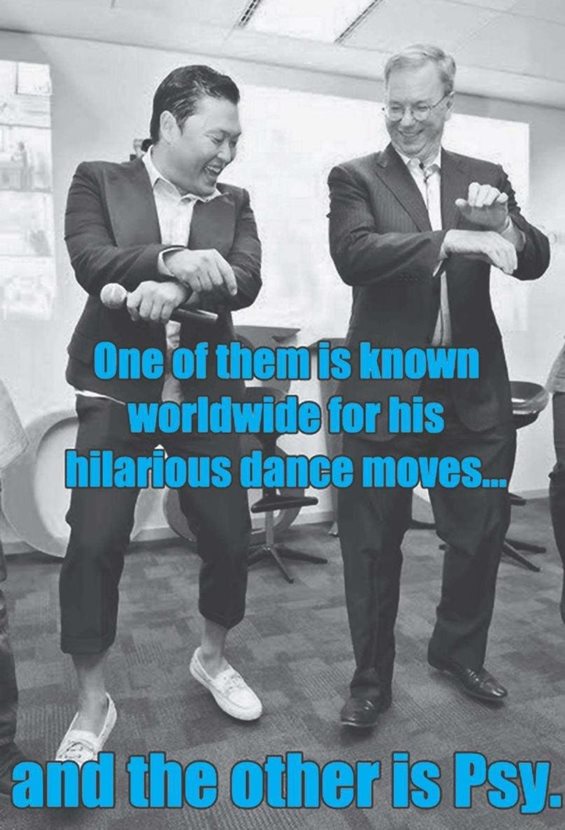 （其中一位因为搞怪的舞蹈动作而为世界熟知……另一位的名字叫