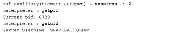 5.1 browser_autopwn：穷人的漏洞使用服务器
