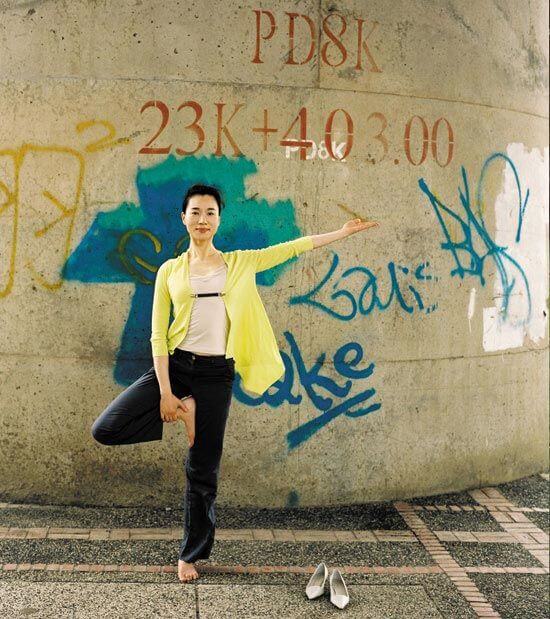 健康身体解压YOGA图