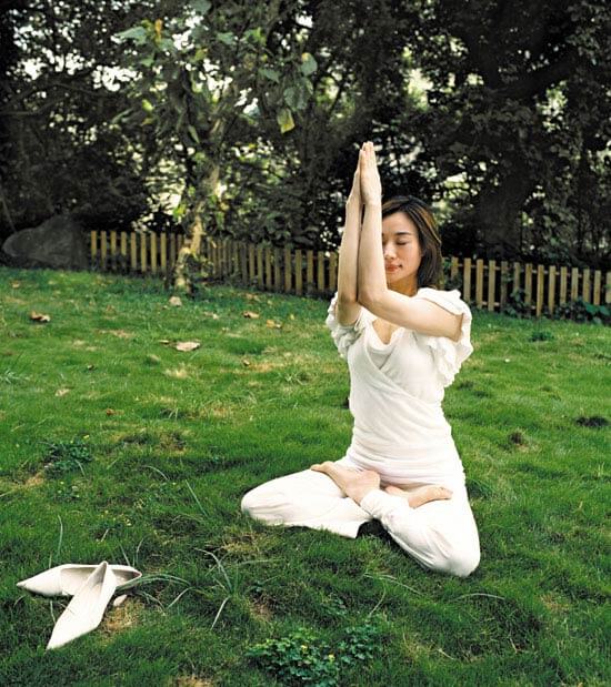 健康身体解压YOGA图