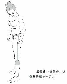 早敲胆经身体健，晚推肝经睡眠好