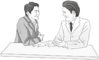 目光交流