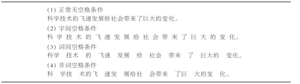 5.3 汉语书写系统的词切分机制