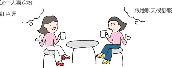 打开对方心扉① 颜色·镜像效应