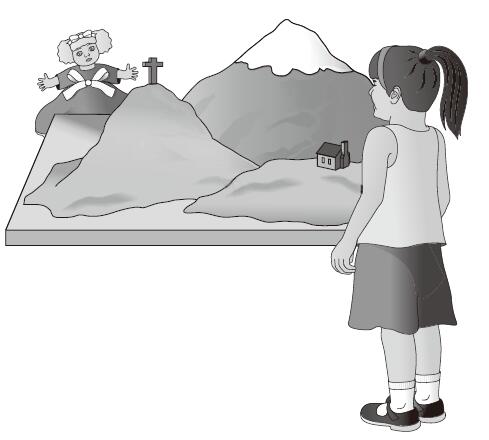 “三山任务”的实验刺激呈现装置示意