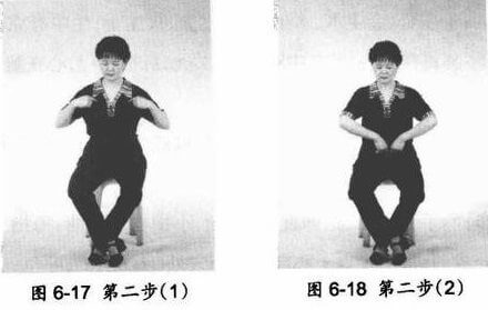 五行攒簇第二步