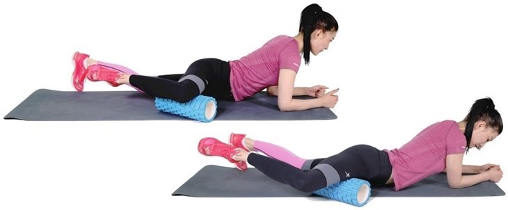 大腿内侧泡沫轴滚揉