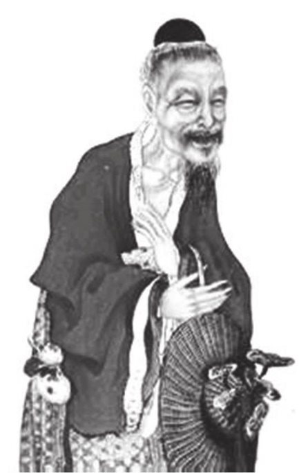 太极拳创造者张三丰自画像