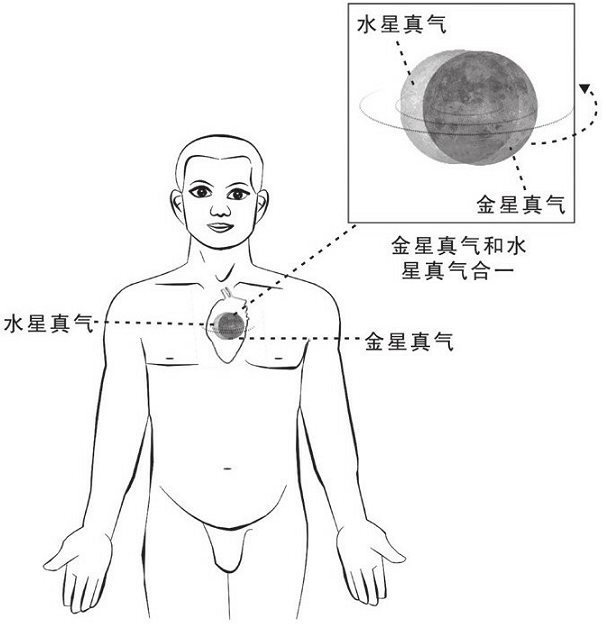 心、金星、水星合气