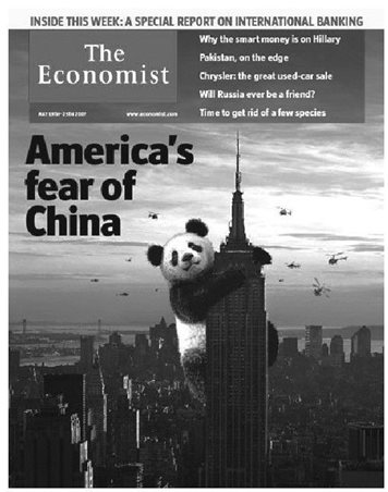 ▲《经济学人》的熊猫封面