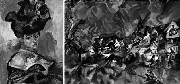 用马蒂斯风格画的北欧城市