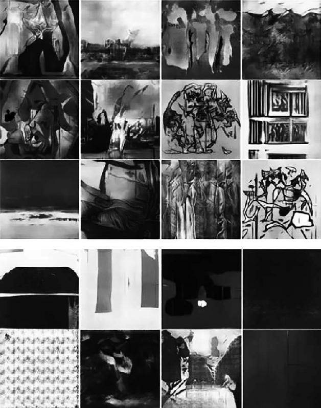 由创意对抗网络生成的图画