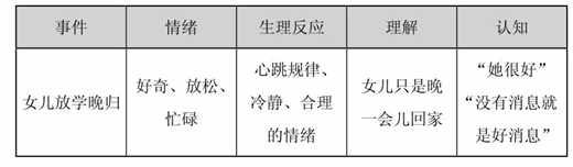 乔安娜的认知模式